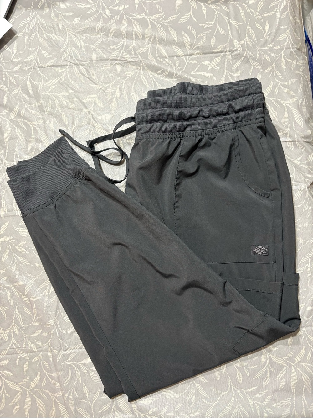 Dickies Women's Black Jogger Sweatpants with Drawstring